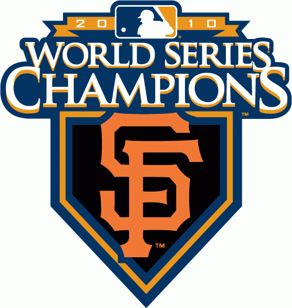 San Francisco Giants 2010 Champion Logo vinyl decal